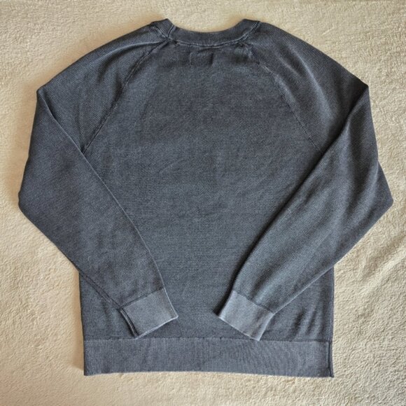 Hudson long sleeve textured cotton crew neck shirt size large - Picture 6 of 13